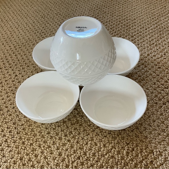 Mikasa Dining Set Of 6 Mikasa Trellis Pattern Bone China Poshmark